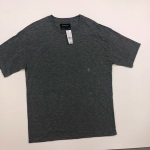 PacSun Gray T-shirt with tiny black splatters